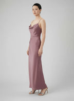 Aveline | Spaghetti Strap Evening Maxi Dress with Side Slit